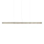 Suspension Luce Cilindrica Ronan Bouroullec Flos : cette suspension luxe haut de gamme par Ronan Bouroullec pour Flos transforme l’éclairage en sculpture. Cylindres en verre borosilicate soufflé à la main sur corps horizontal aluminium poli avec LED intégrées. Modularité permet des compositions en rangées parallèles. Variateur tactile assure un contrôle précis. Décorateurs d’intérieur, ensembliers, décorateurs et architecte apprécient sa présence spectaculaire. Bel Œil présente cette création dans son showroom de Nice, expert en mobilier haut de gamme. Elle enrichit les projets à Nice, Cannes, Monaco, Marseille et Saint Tropez. Bel Œil, ensemblier et décorateur d’intérieur, accompagne vos ambitions de decoration. La suspension Luce Cilindrica Ronan Bouroullec Flos diffuse une lumière chaleureuse et raffinée. Elle crée un impact majestueux. Découvrez l’art du luminaire design italien avec Bel Œil. Nous sélectionnons uniquement des pièces d’exception. Faites confiance à notre savoir-faire en design et art de vivre.